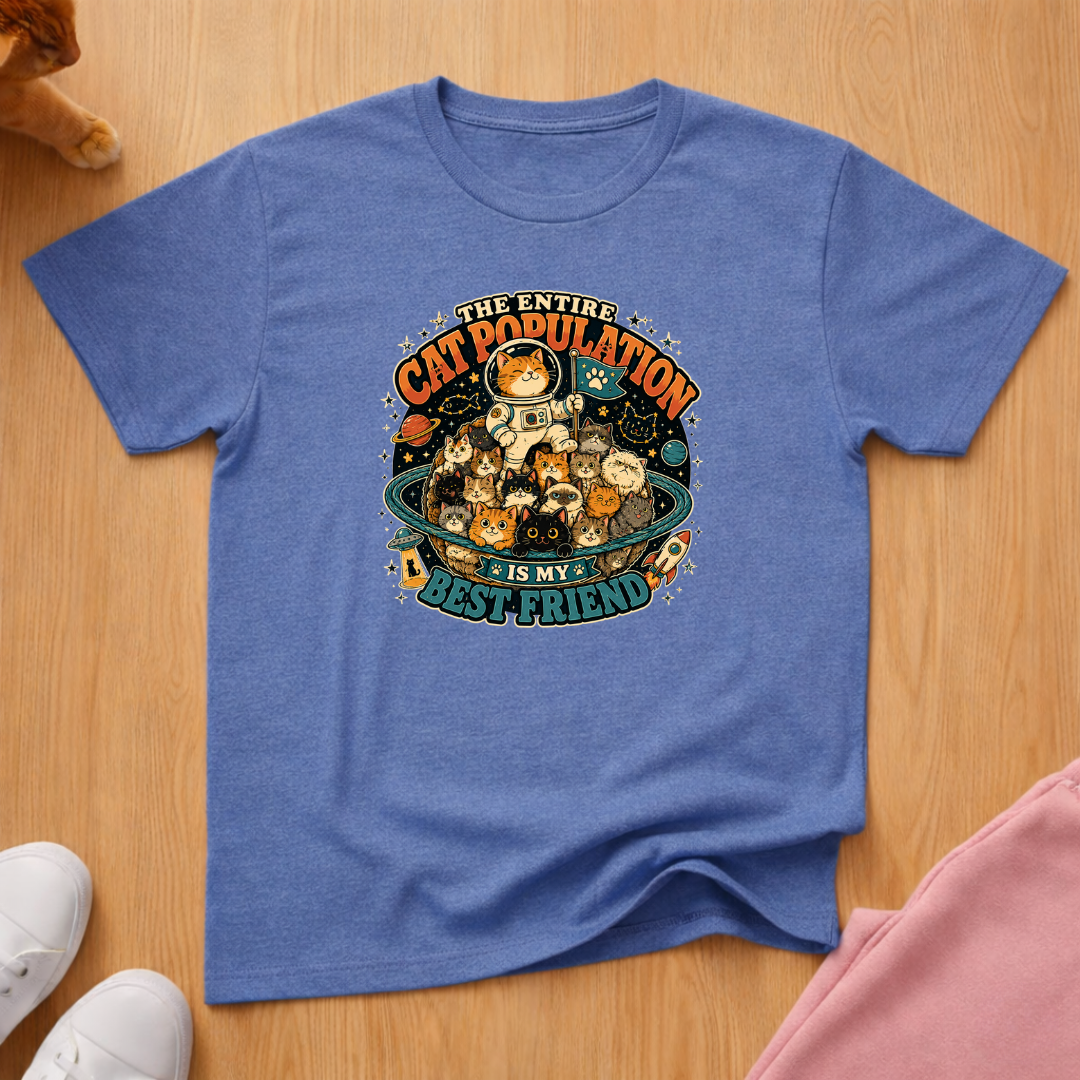 My best friend planet T-shirt