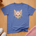 Spring floral cat T-shirt