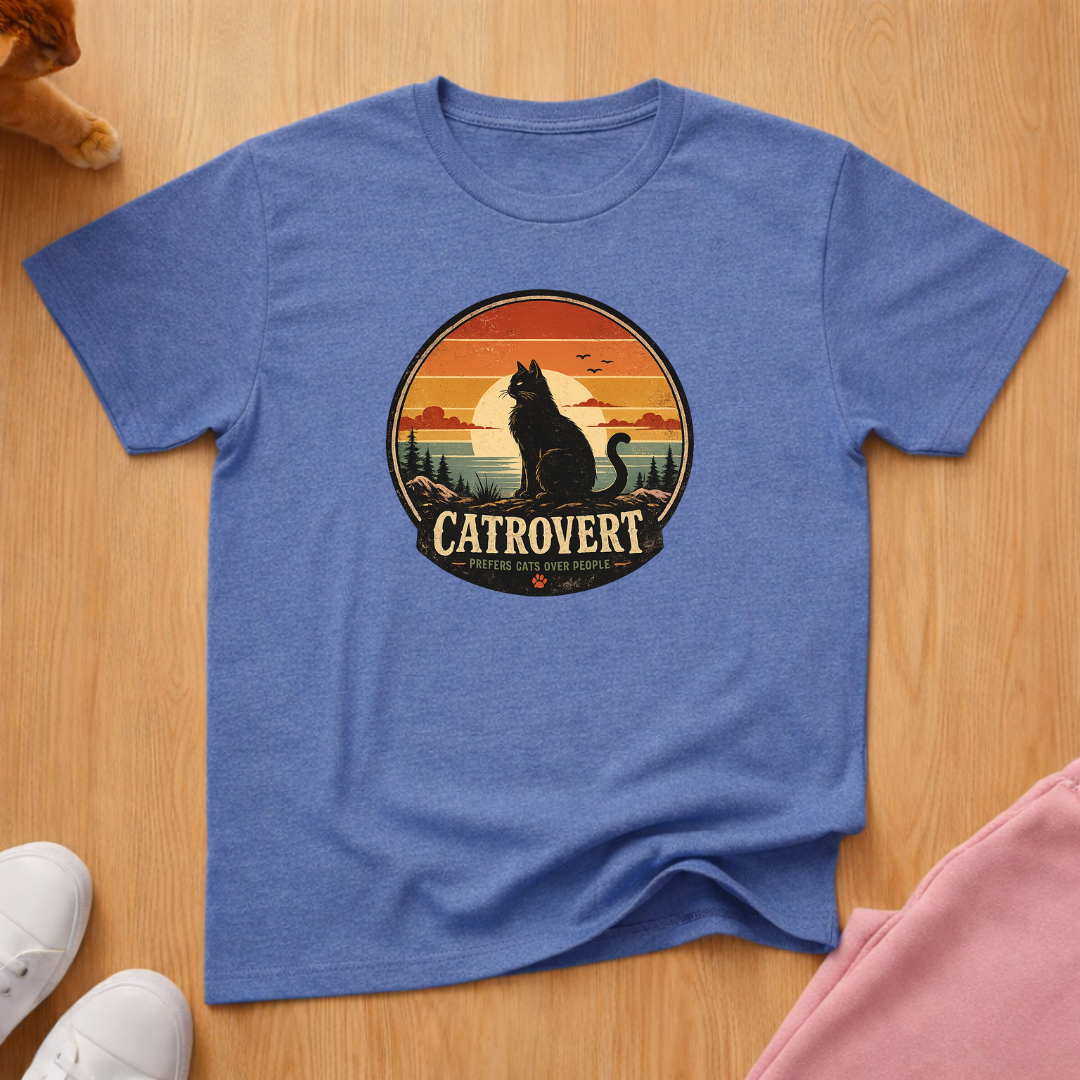 Catrovert retro T-shirt