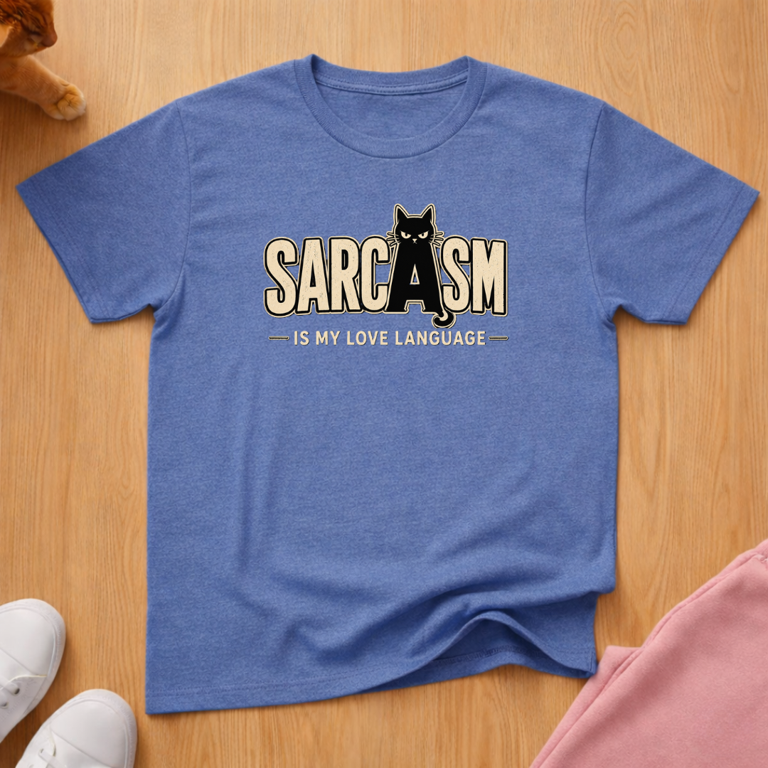 Sarcasm is my love language (light) T-shirt