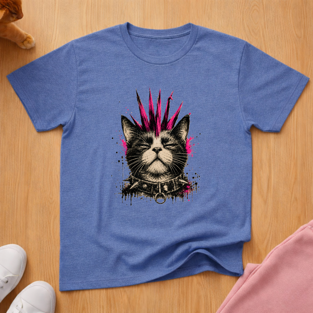 Punk cat T-shirt