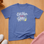 Cat hair is my glitter (dark) T-shirt