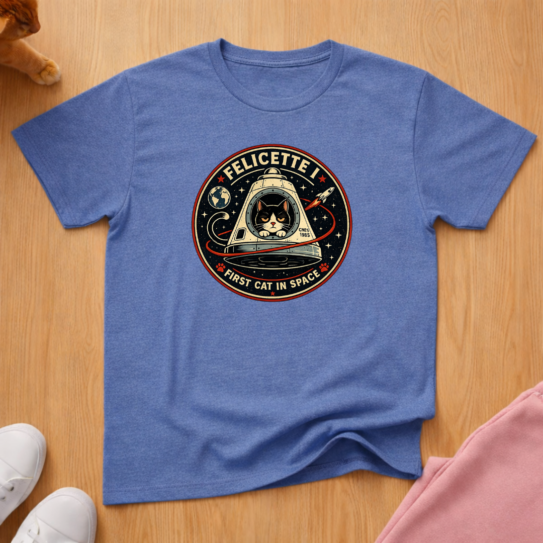 First cat in space T-shirt