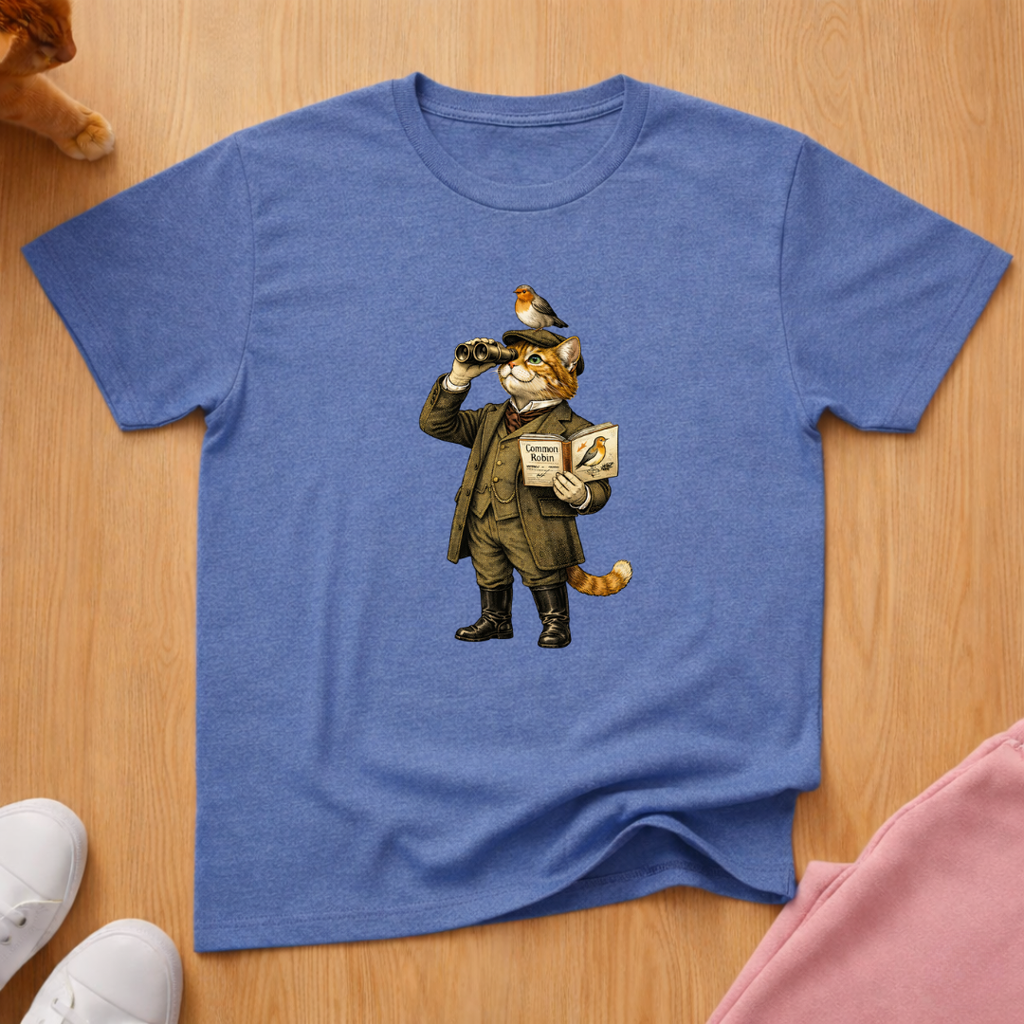 English bird watcher T-shirt