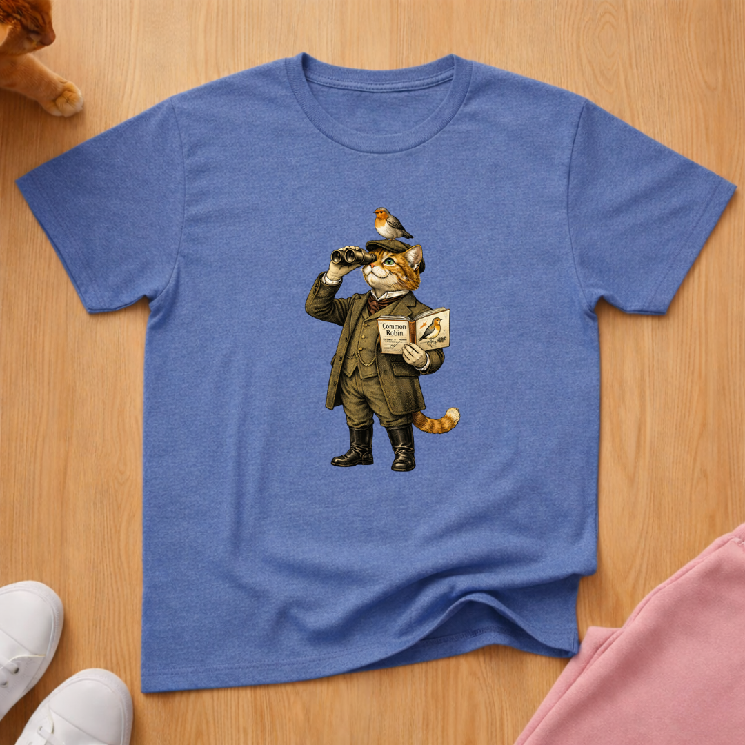 English bird watcher T-shirt