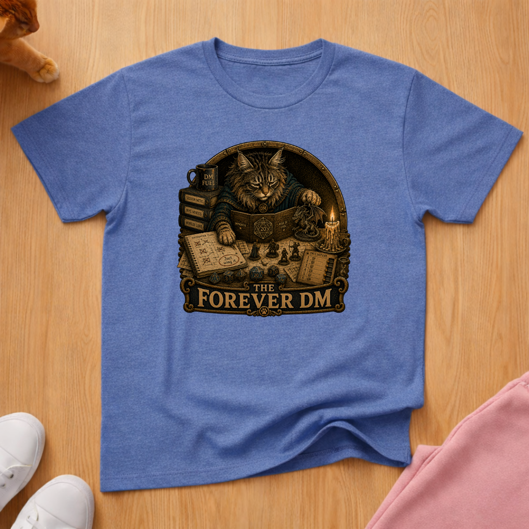 RPG player forever DM T-shirt