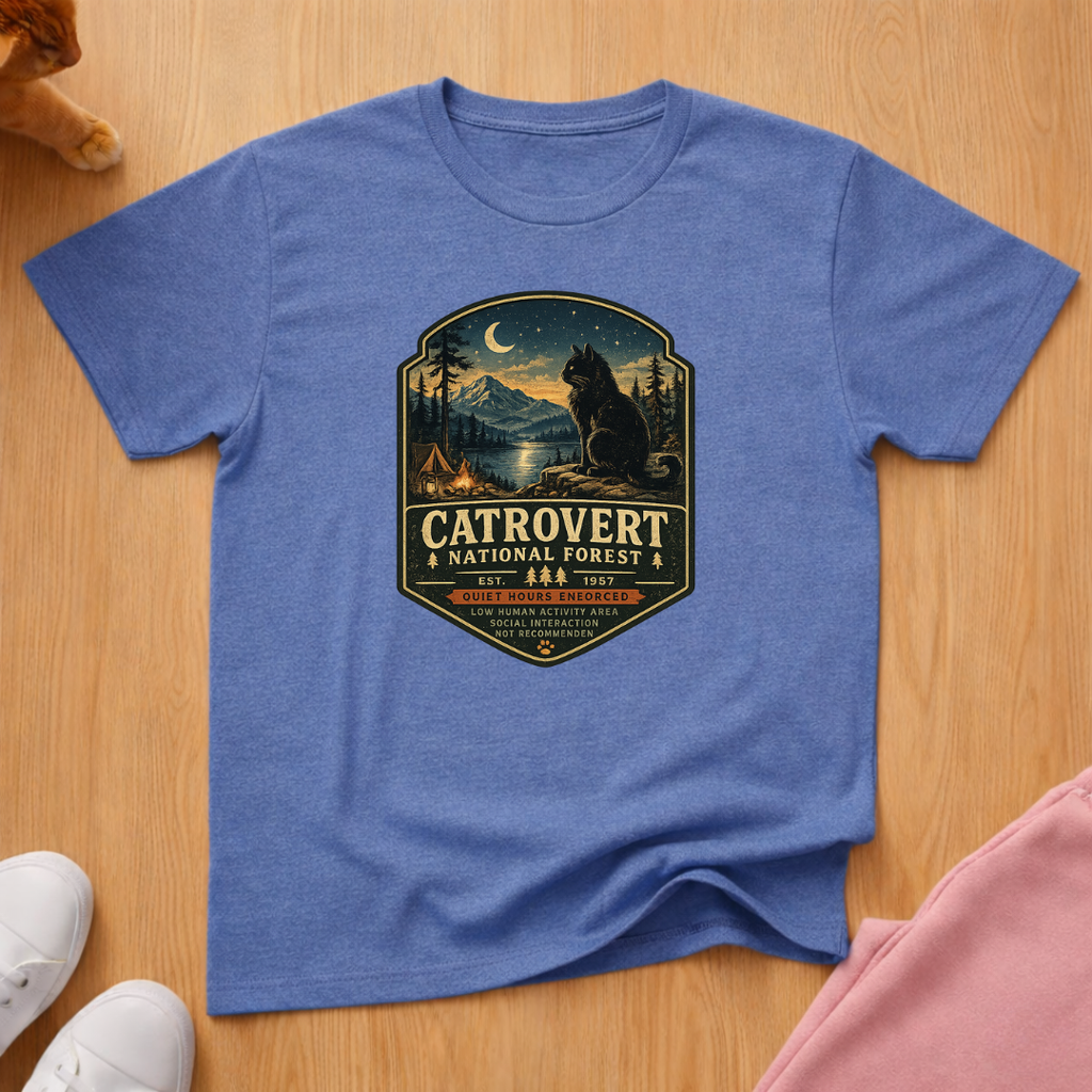Catrovert national forest T-shirt