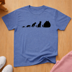 Cat evolution (Black) T-shirt