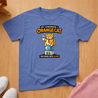 My coworker = Orange cat T-shirt