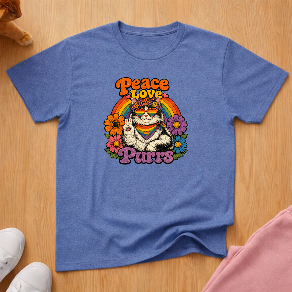 Peace Love Purrs T-shirt