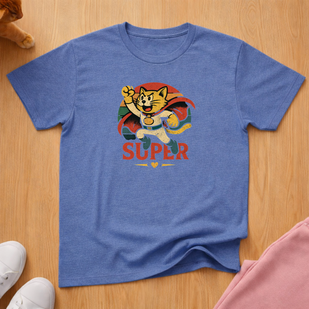 Super cat cat T-shirt