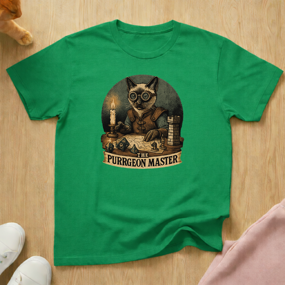 Purrgeon Master cat T-shirt