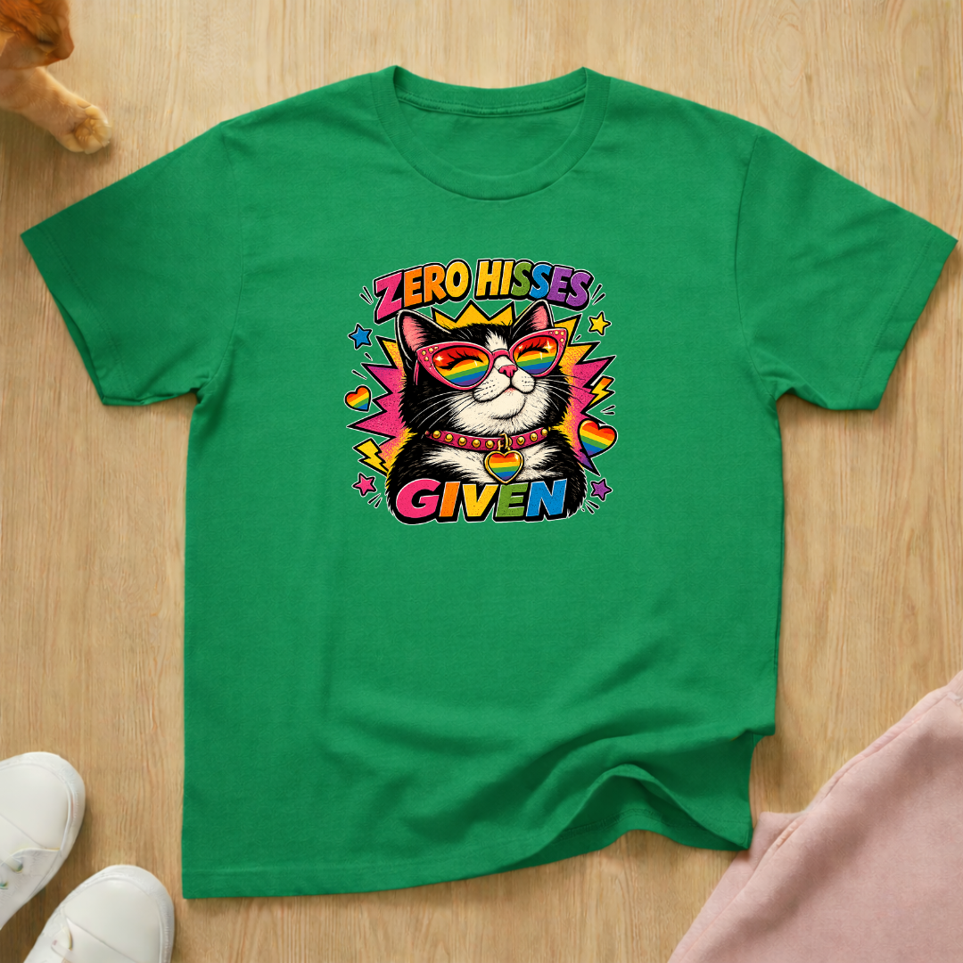Zero hisses given T-shirt