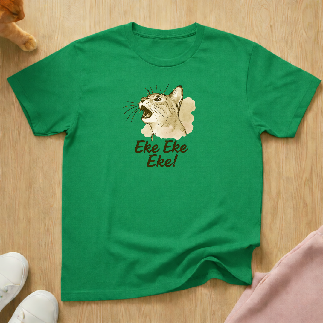 Eke Eke Eke! cat T-shirt