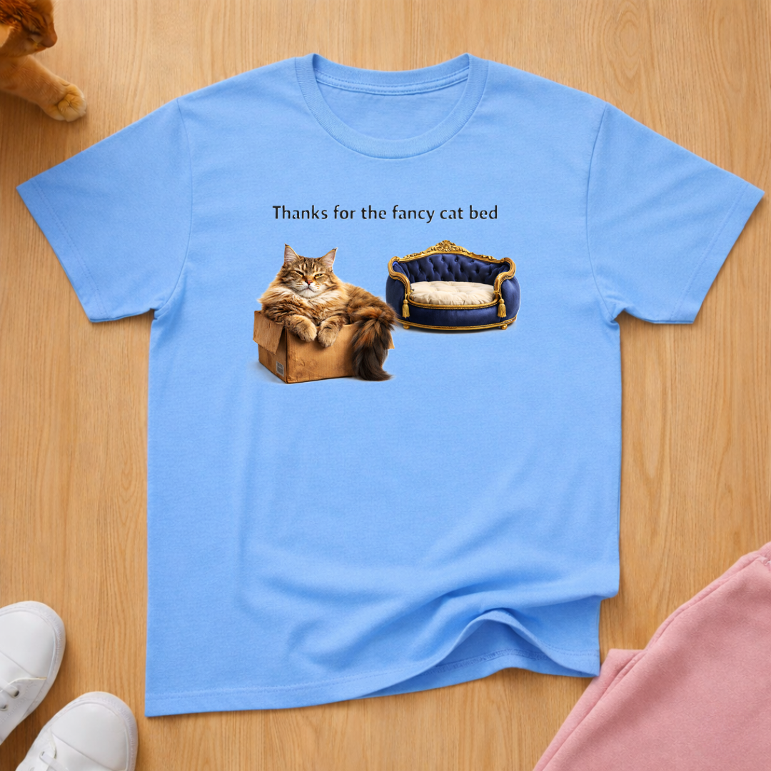 Fancy cat bed T-shirt