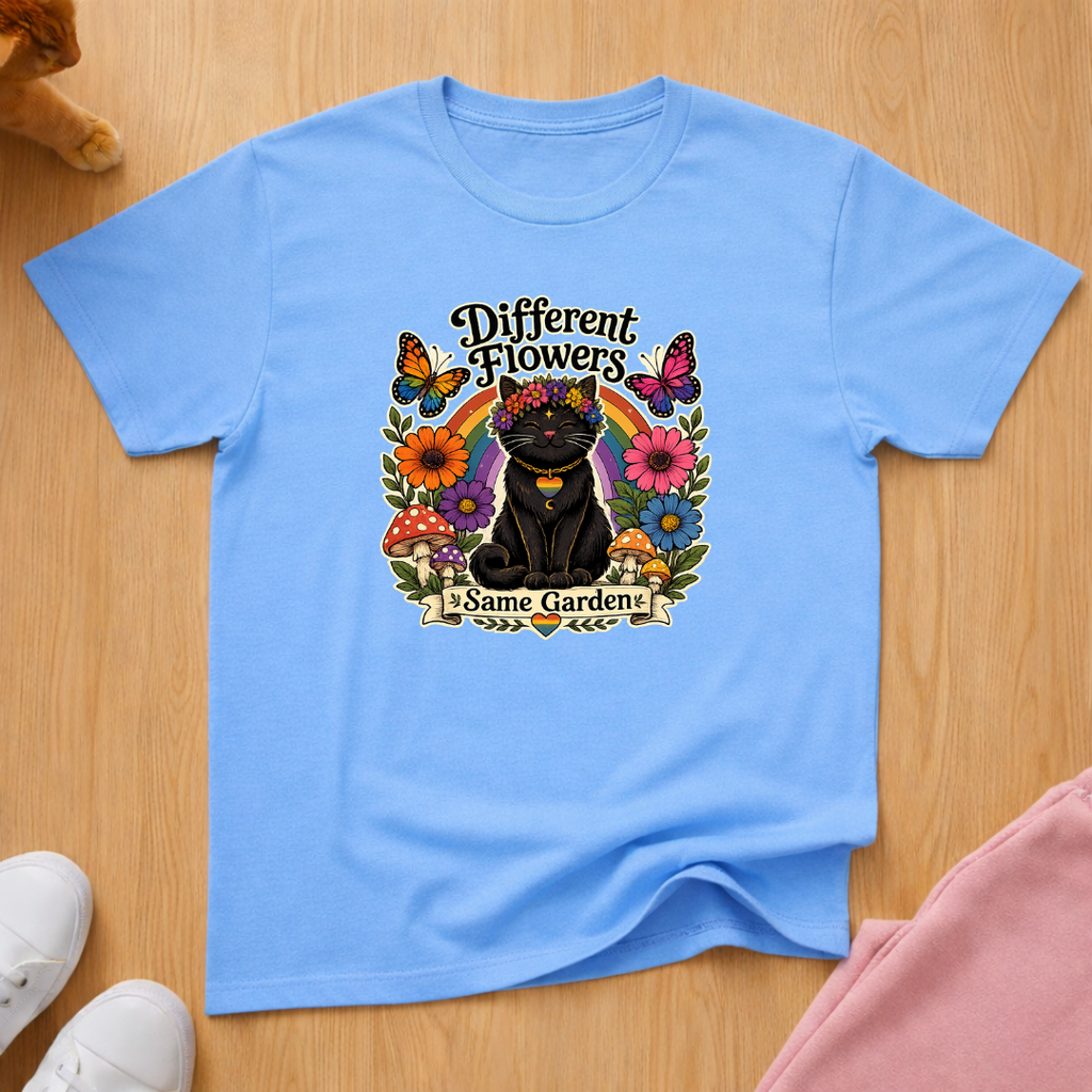 Different flowers T-shirt