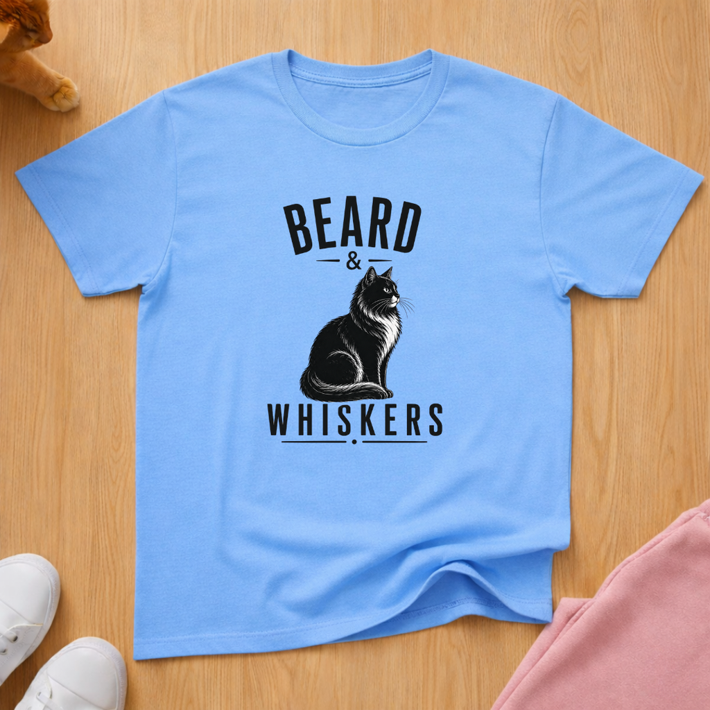 Beard & Whiskers (dark) T-shirt