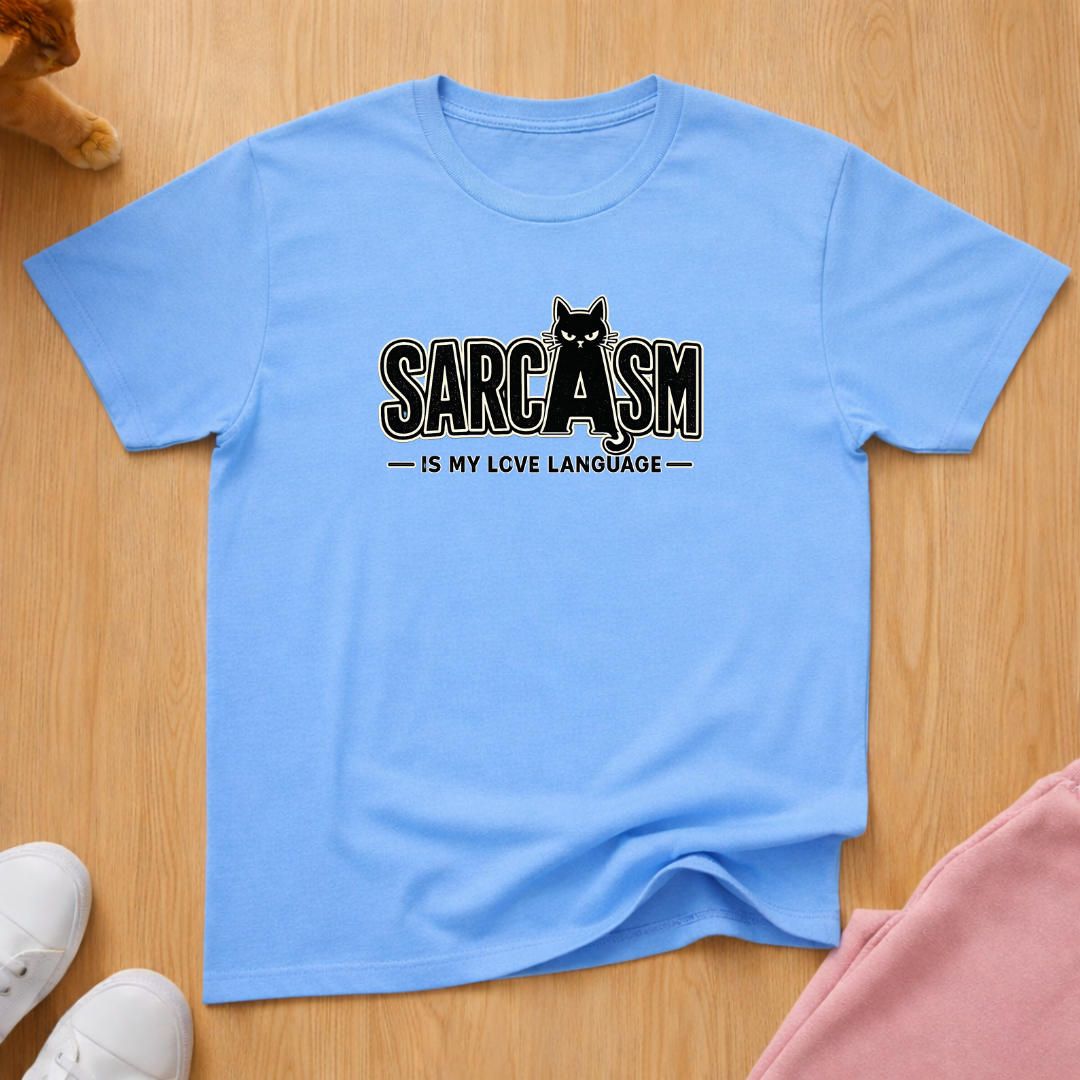 Sarcasm is my love language (dark) T-shirt