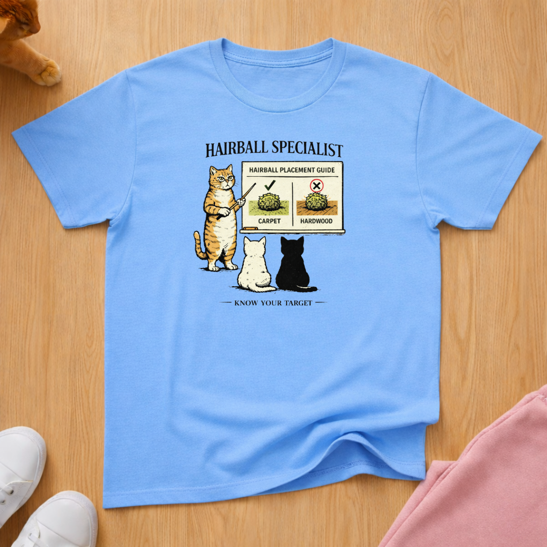 Hairball specialist T-shirt