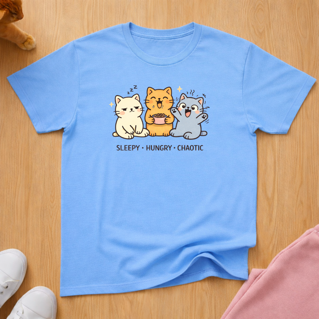 Sleepy Hungry Chaotic T-shirt