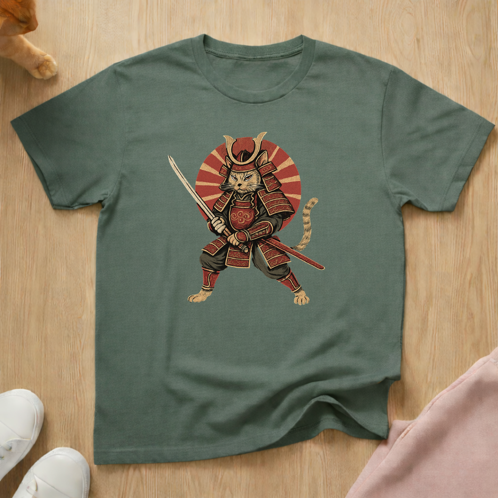 Samuri Cat 2 cat T-shirt