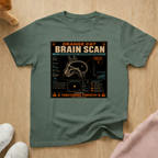 Orange cat brain scan T-shirt