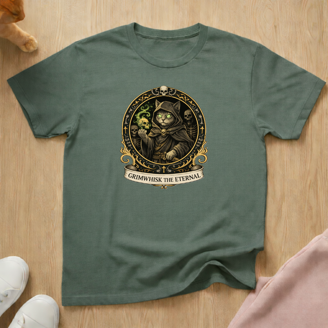 RPG Necromancer "Grimwhisk" T-shirt