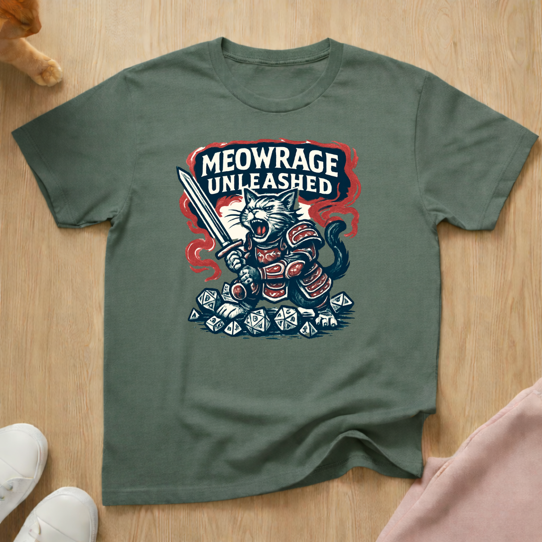 Meow rage unleashed 2 cat T-shirt