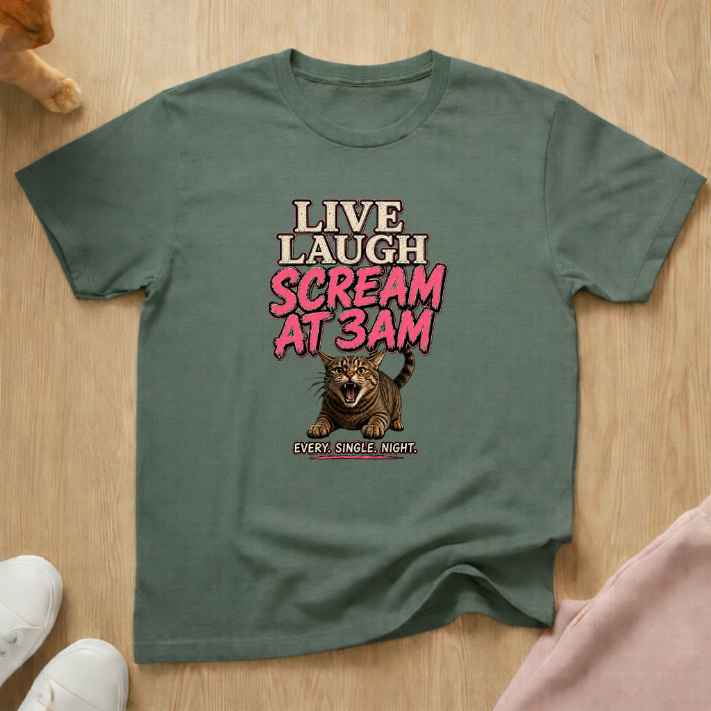 Live Laugh Scream T-shirt