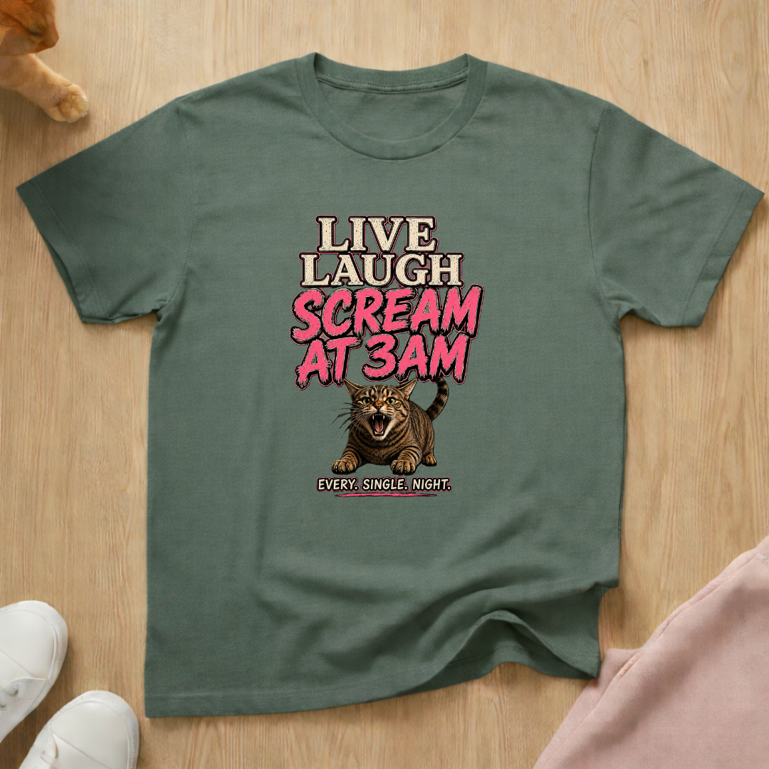 Live Laugh Scream T-shirt