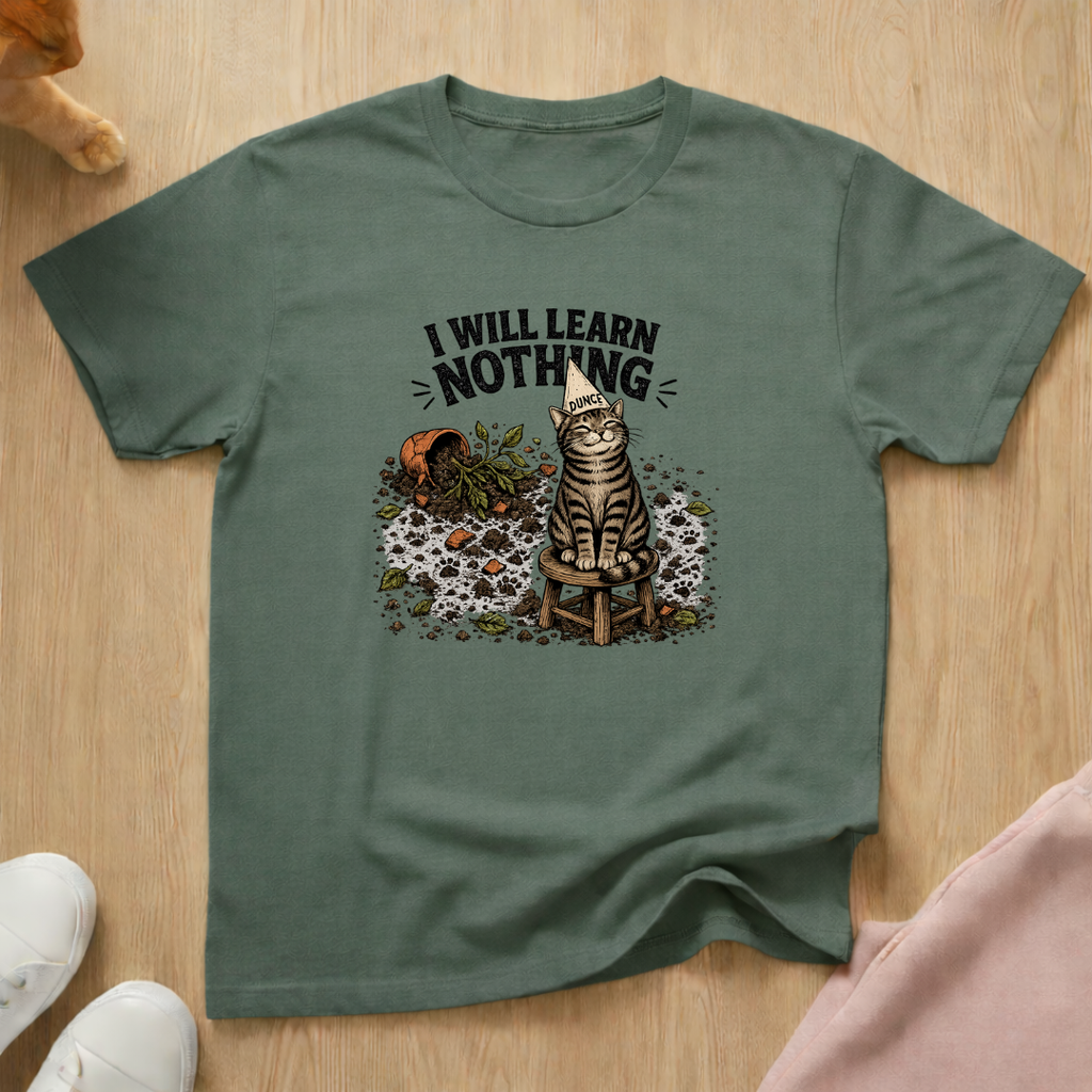 I will learn nothing T-shirt