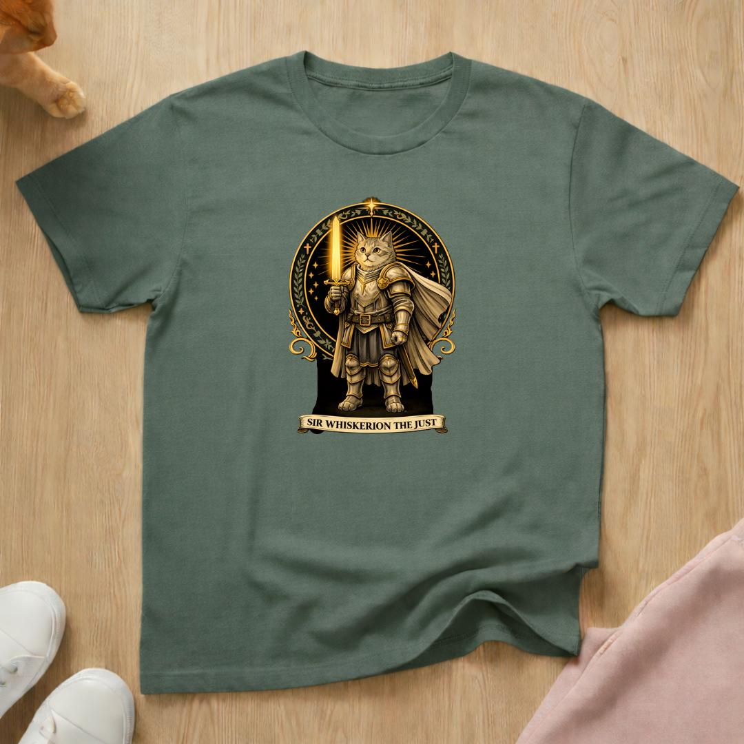 RPG Paladin "Sir Whiskerion" 2 T-shirt