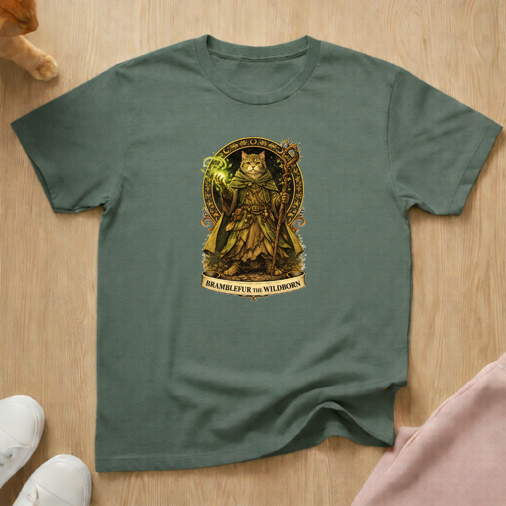 RPG Druid "Bramblefur" 2 T-shirt