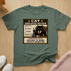 Cat employee review T-shirt