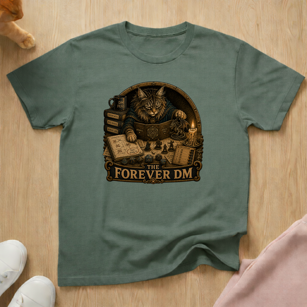 RPG player forever DM T-shirt