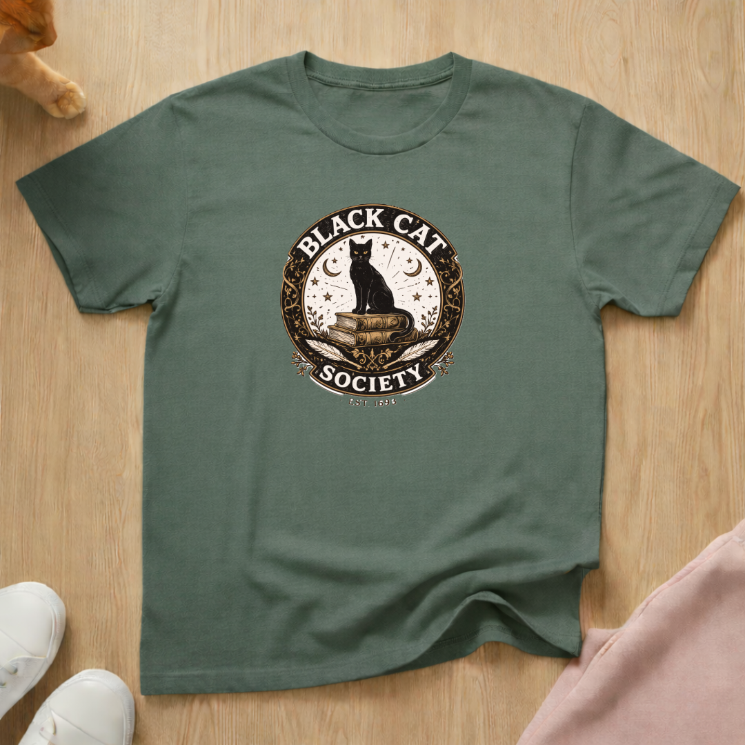 Black Cat Society T-shirt