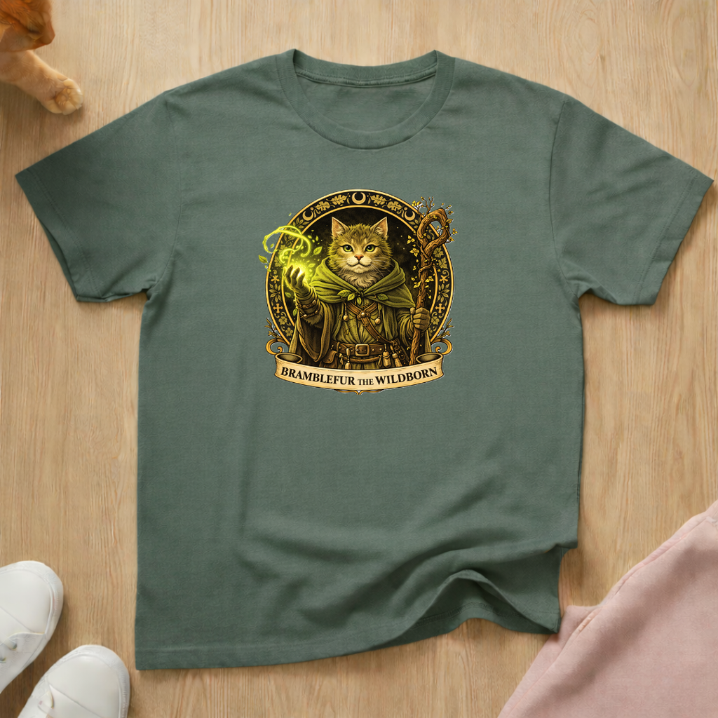 RPG Druid "Bramblethorn" T-shirt