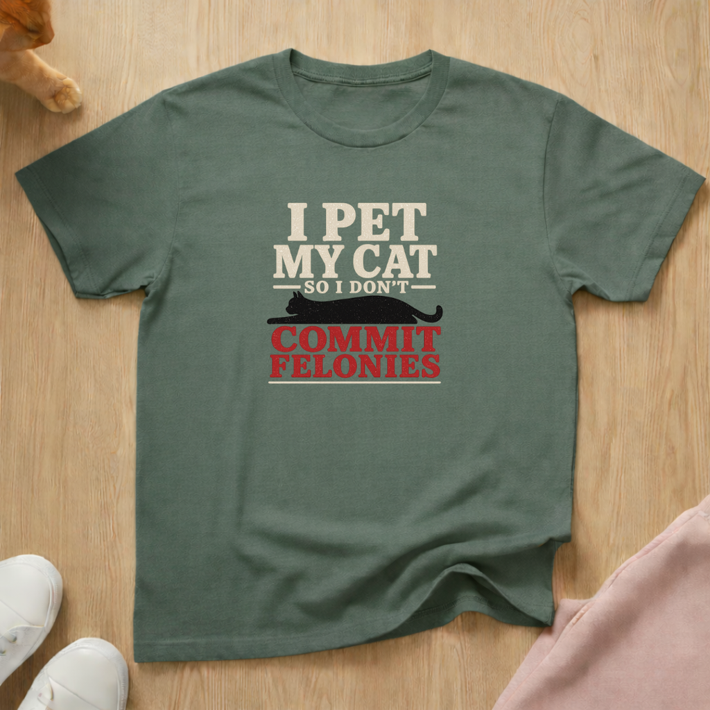 Don't commit felonies T-shirt