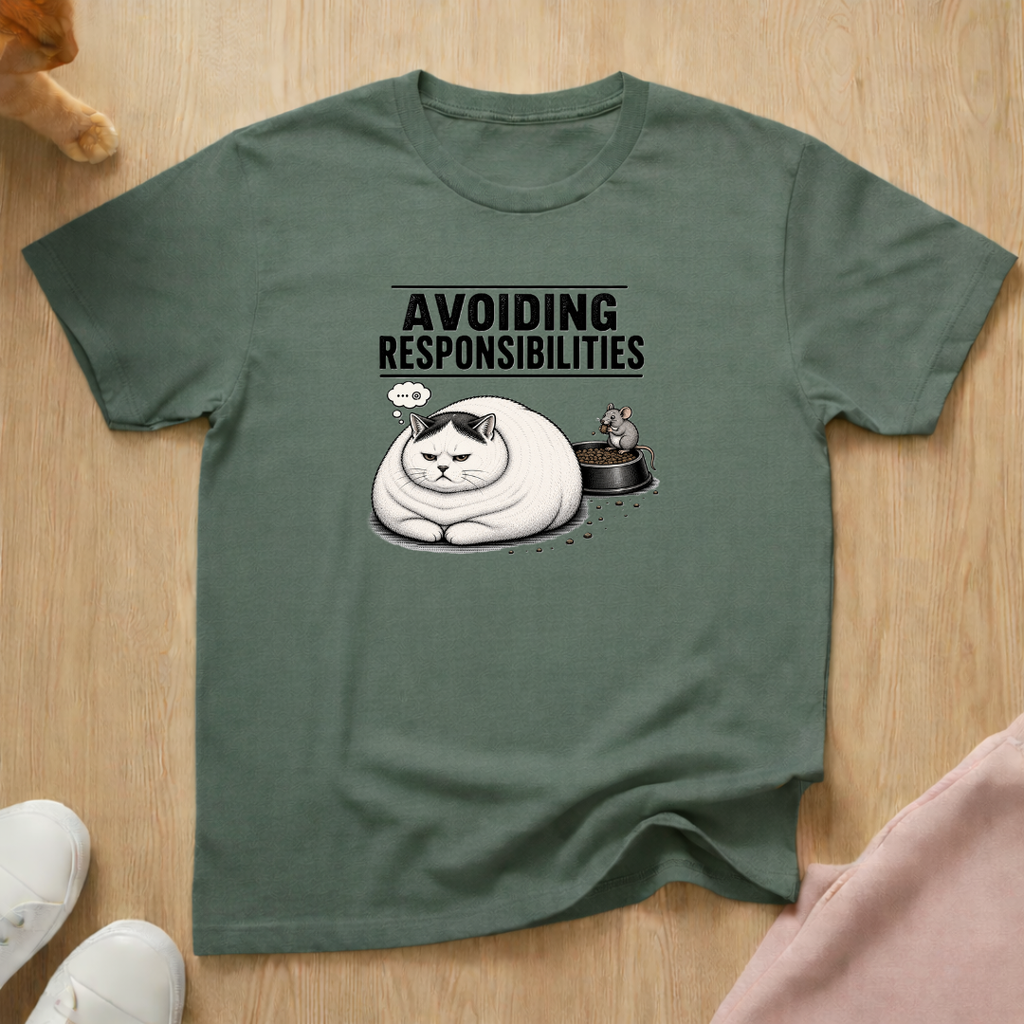Avoiding responsibilities (dark) T-shirt