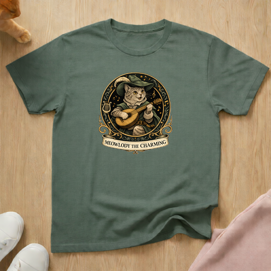 RPG Bard "Meowlody" T-shirt