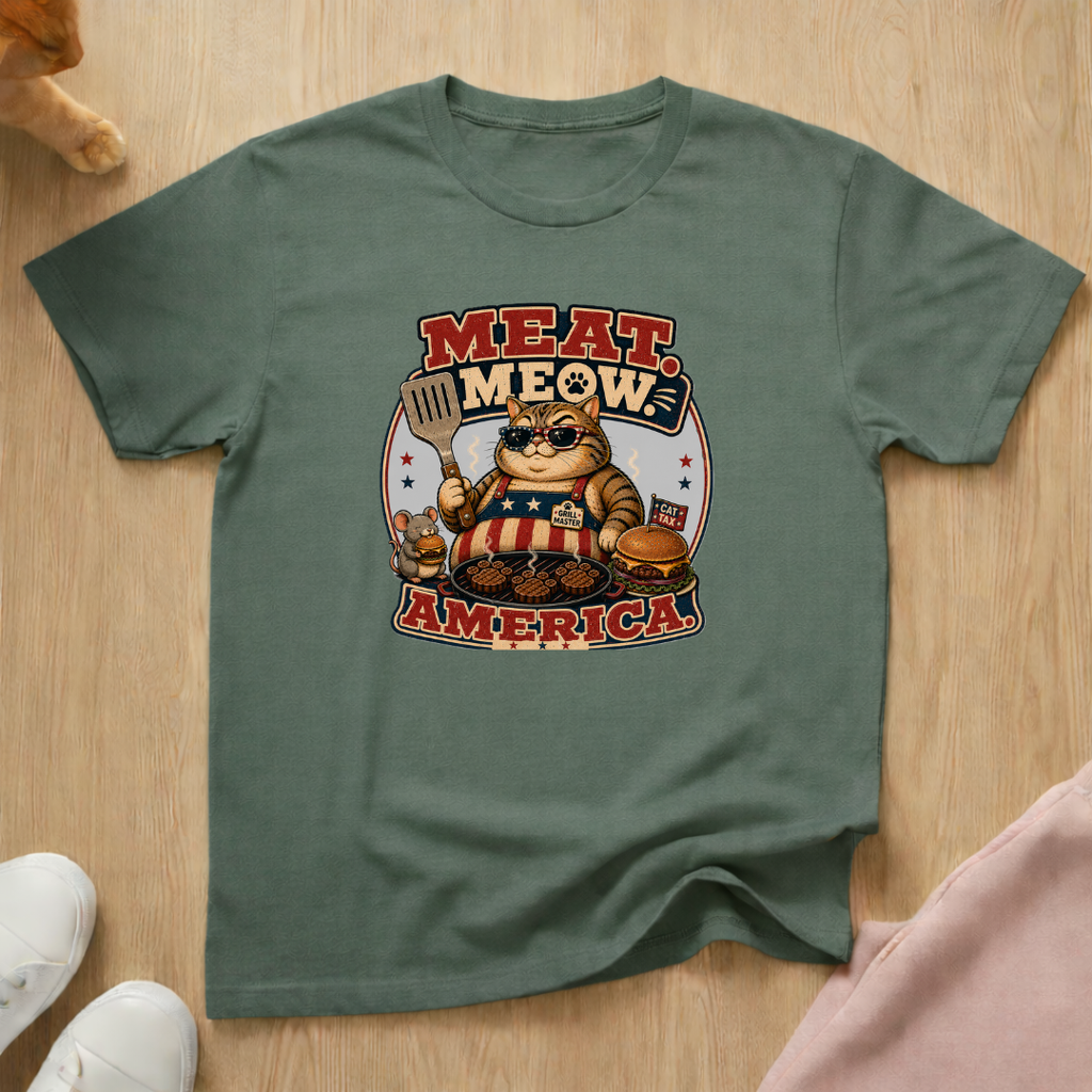 Meat Meow America T-shirt