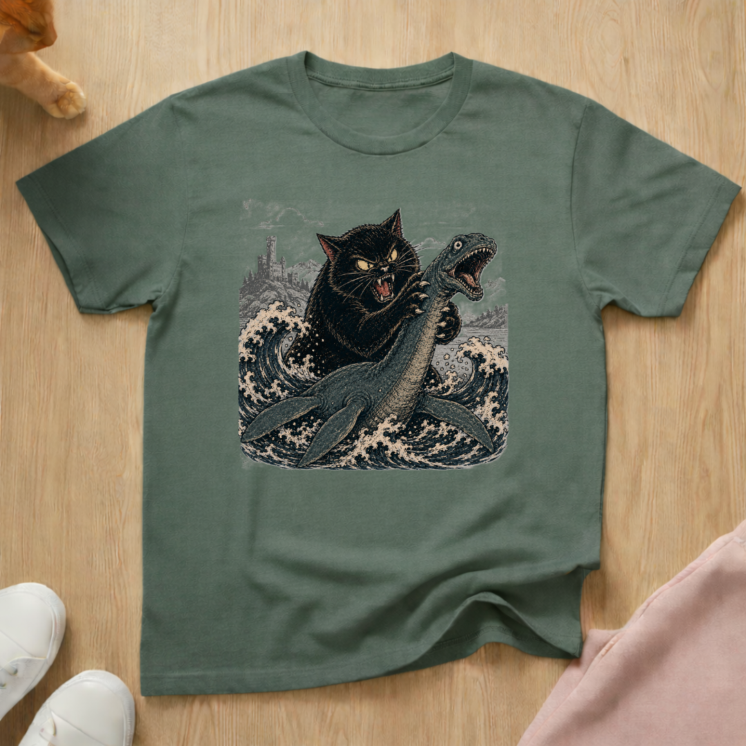 Nessie attack T-shirt