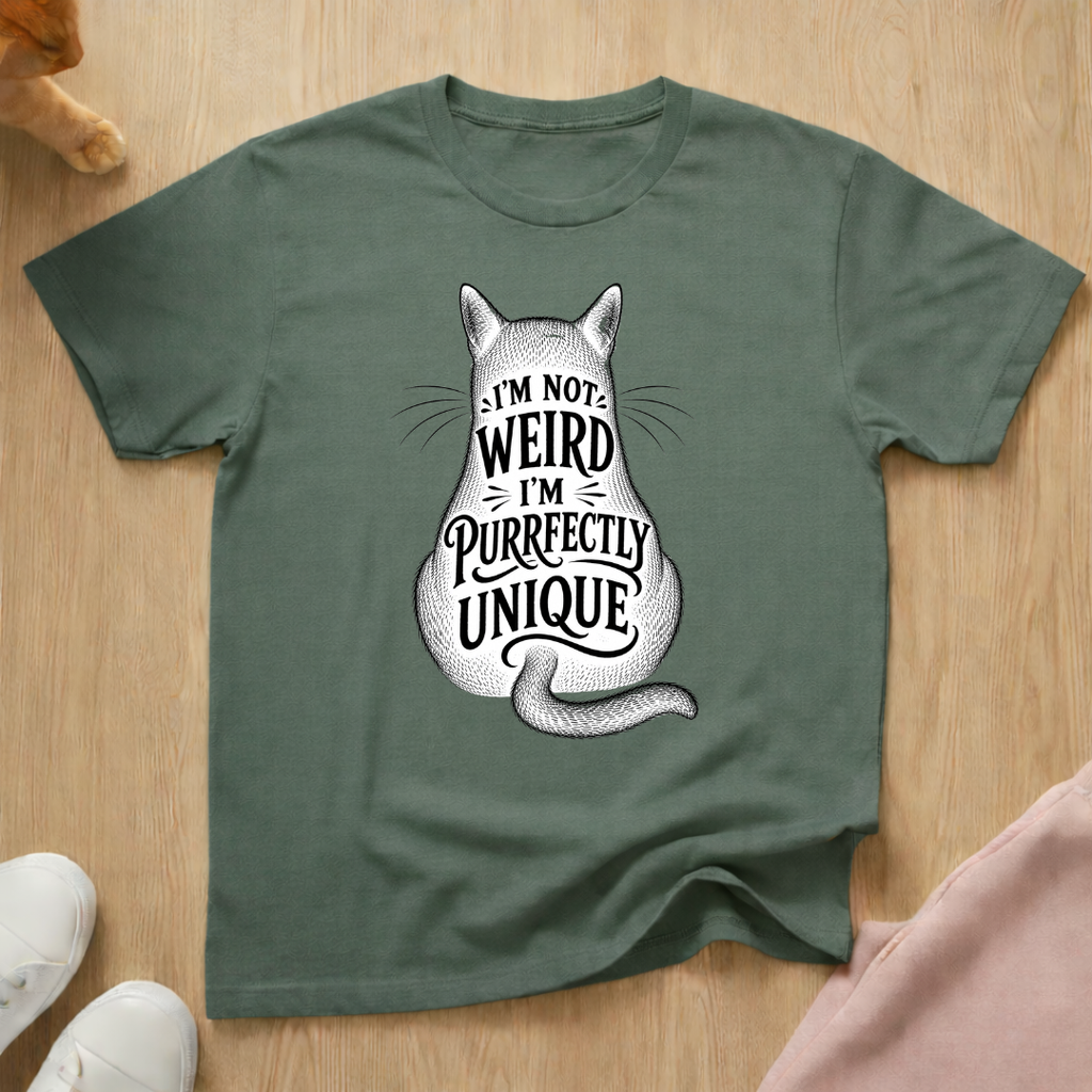 Purrfectly unique (dark) T-shirt