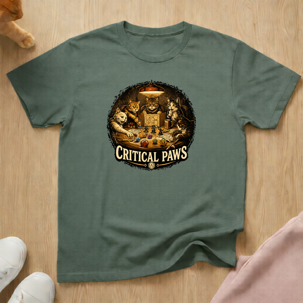 Critical paws T-shirt