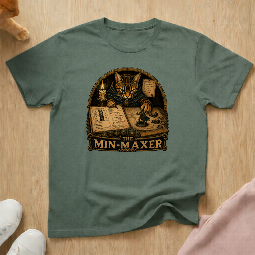 RPG player min-maxer T-shirt