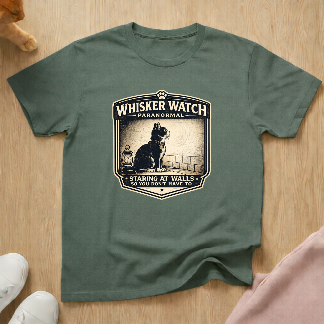 Whisker watch paranormal T-shirt