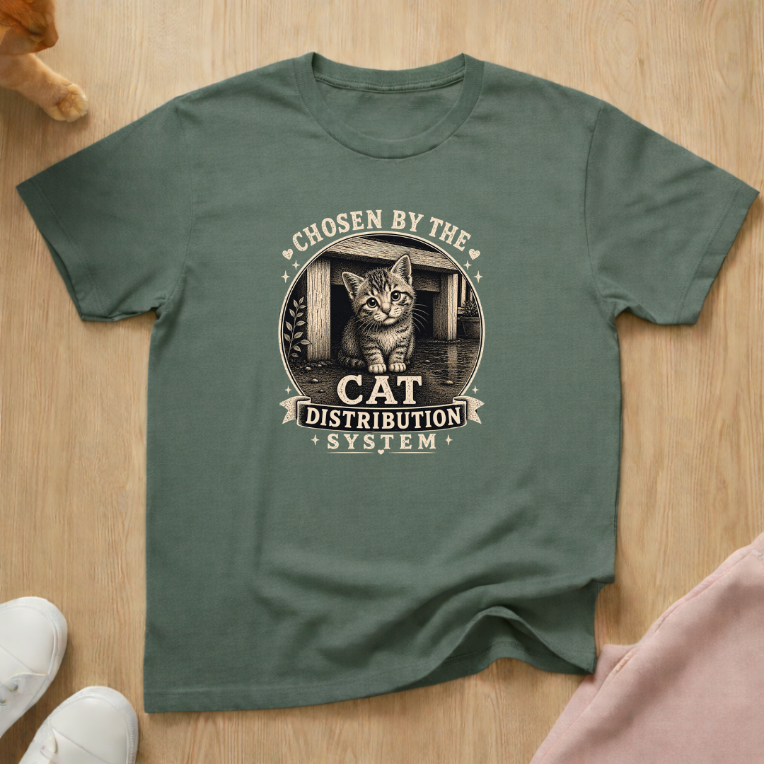 Cat distribution system (light) T-shirt