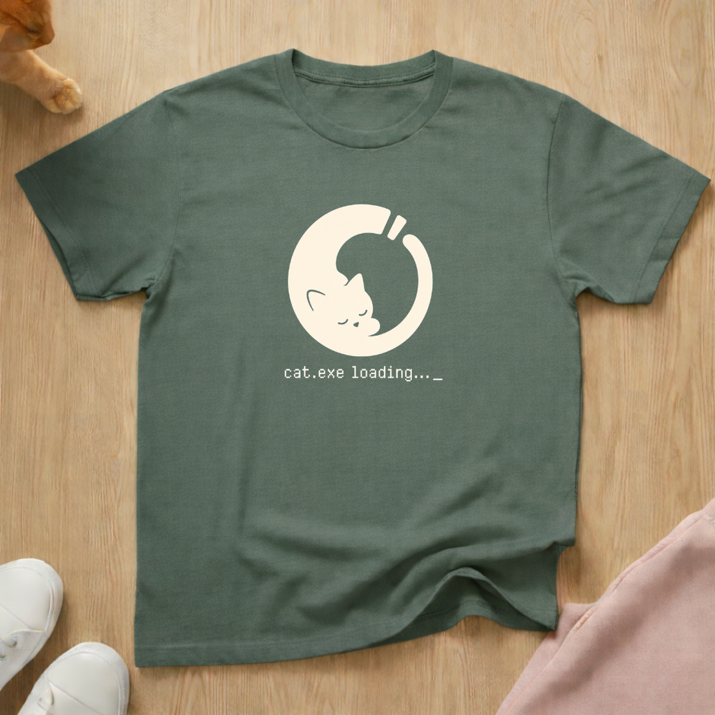 Cat loading T-shirt