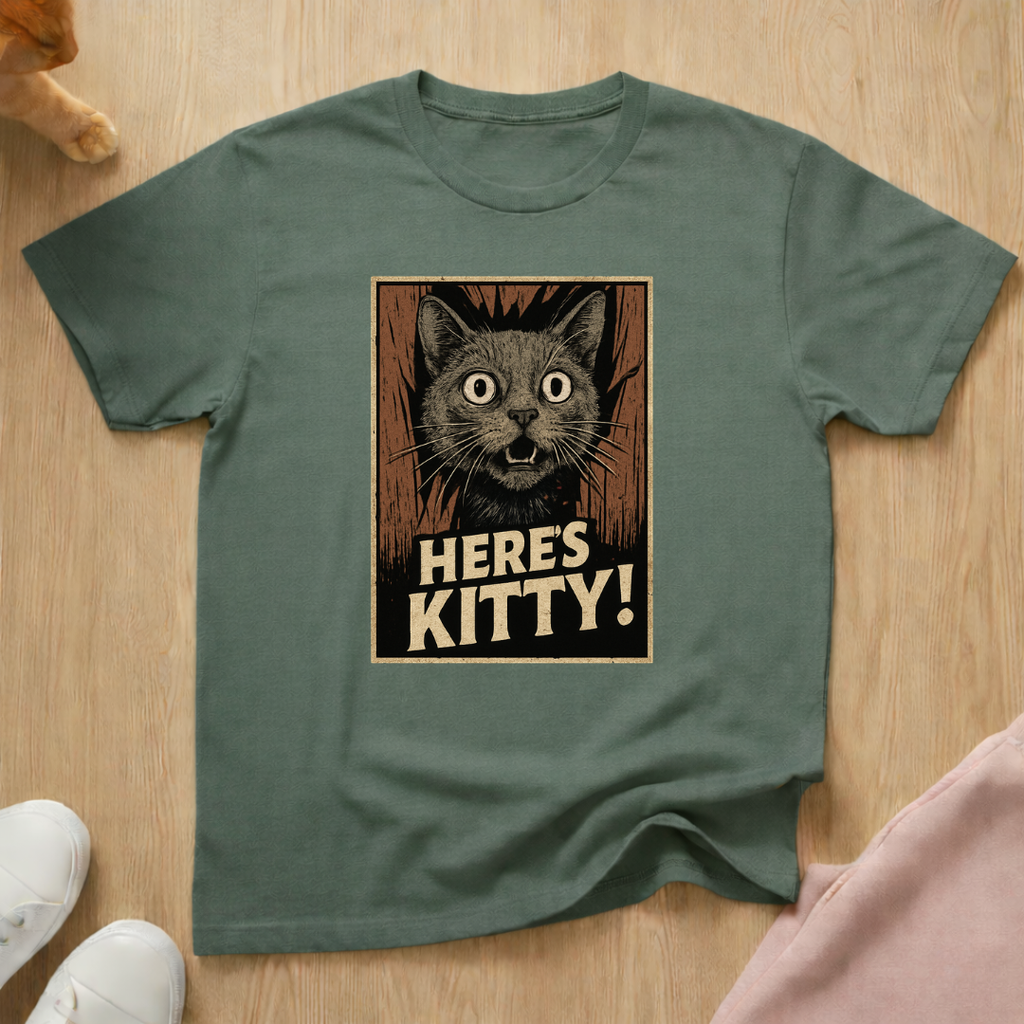 Here's Kitty cat T-shirt