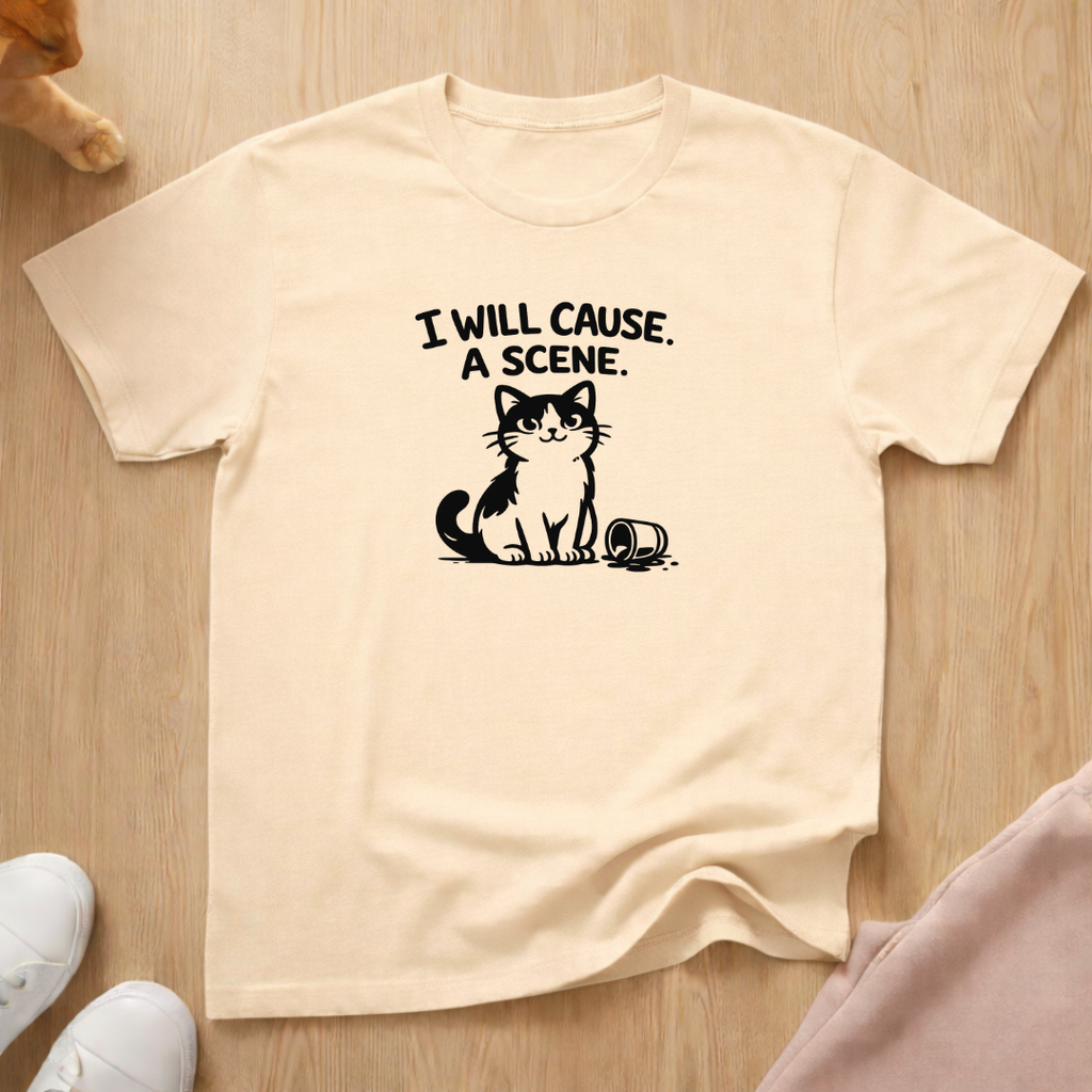 I will cause a scene (dark) T-shirt